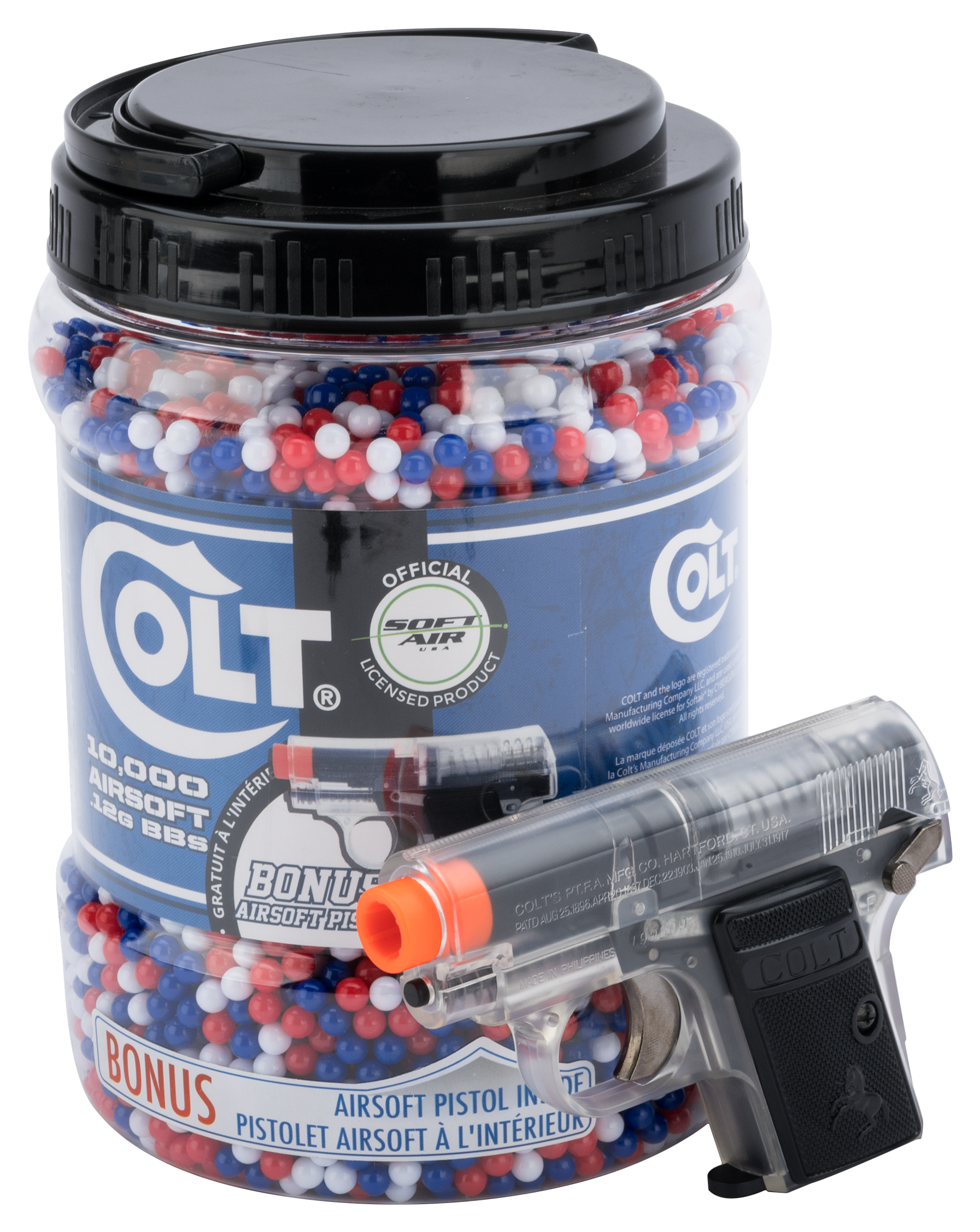 Colt Airsoft Ammo with Spring Powered Airsoft Pistol Bundle | Bass Pro ...